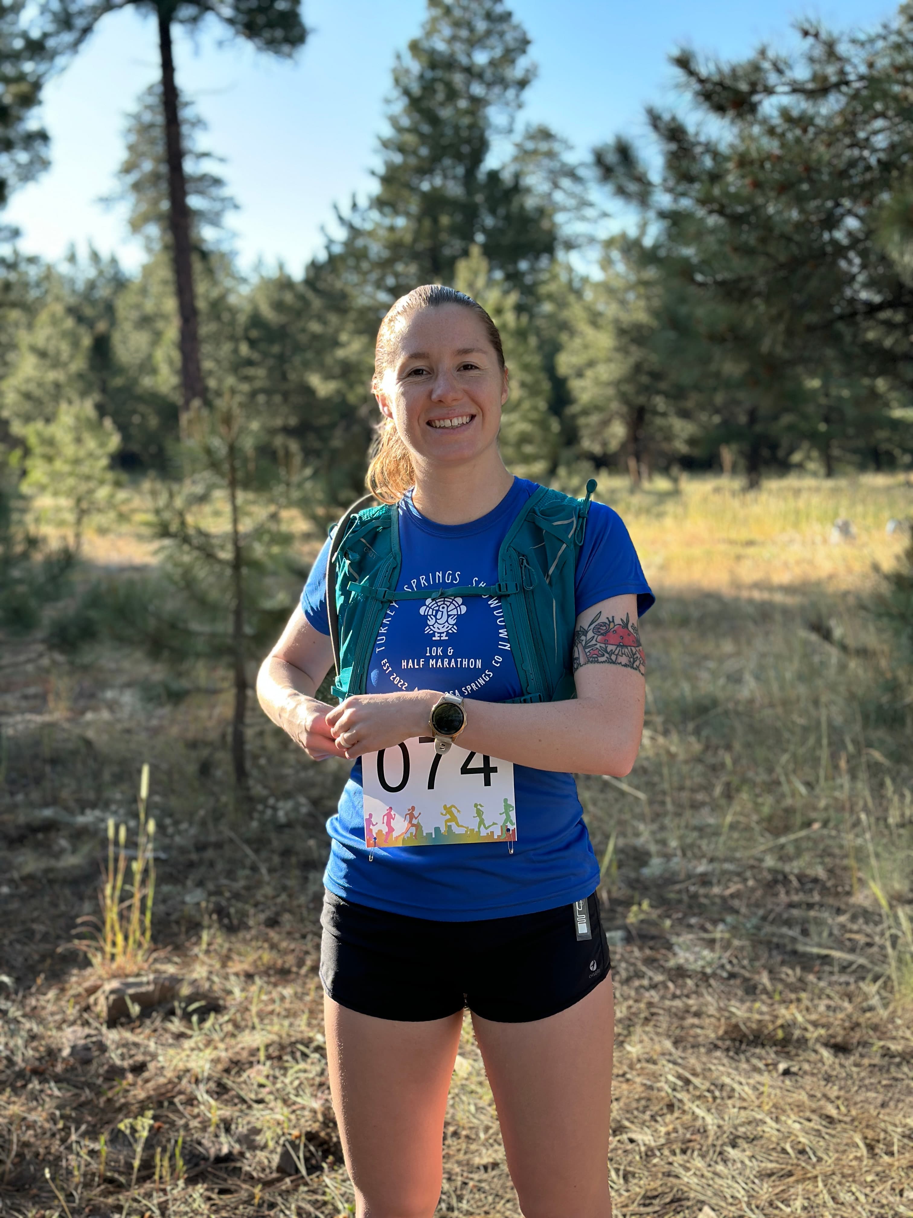 Emily running